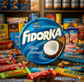 Opavia Fidorka Milch schokoladebeschichtete Waffel mit Kokosfüllung 30g